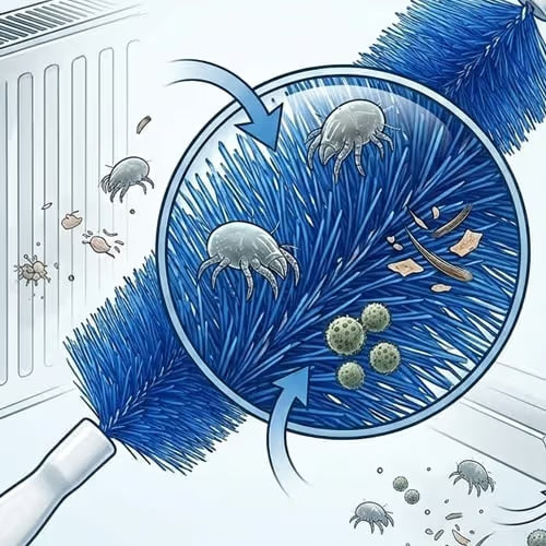 Fan Brush Pro™ - Cepillo antipolvo super flexible y mágico