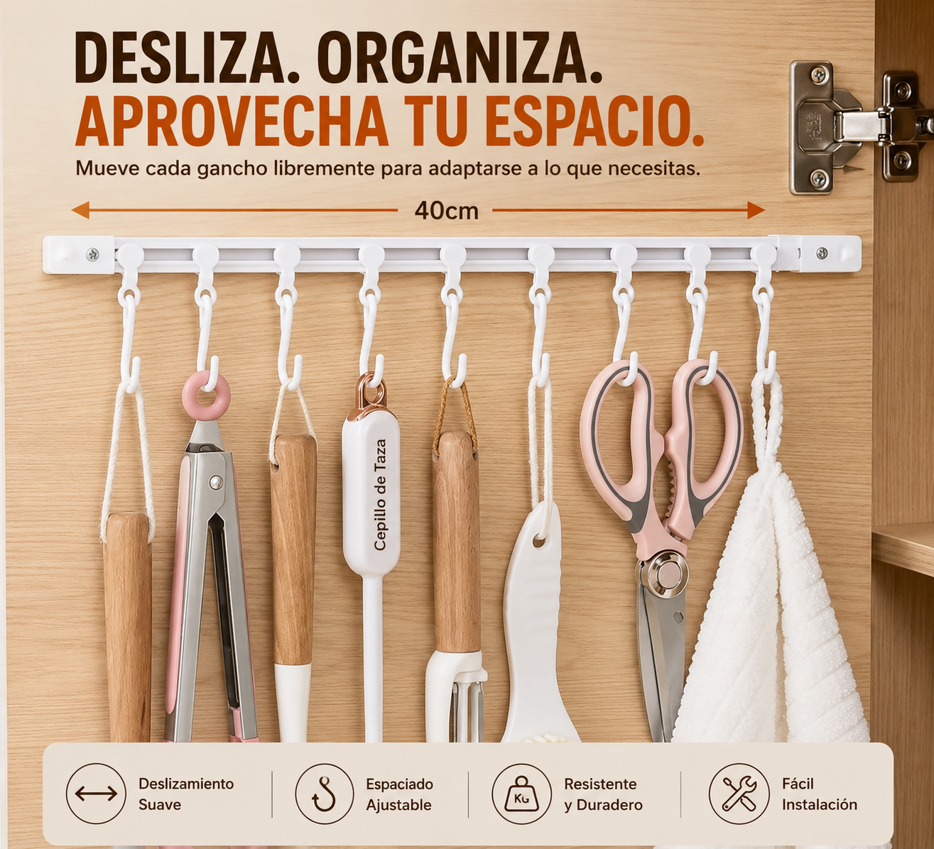 SlidePro™ - Organizador de cocina - Decoración y orden en tu hogar