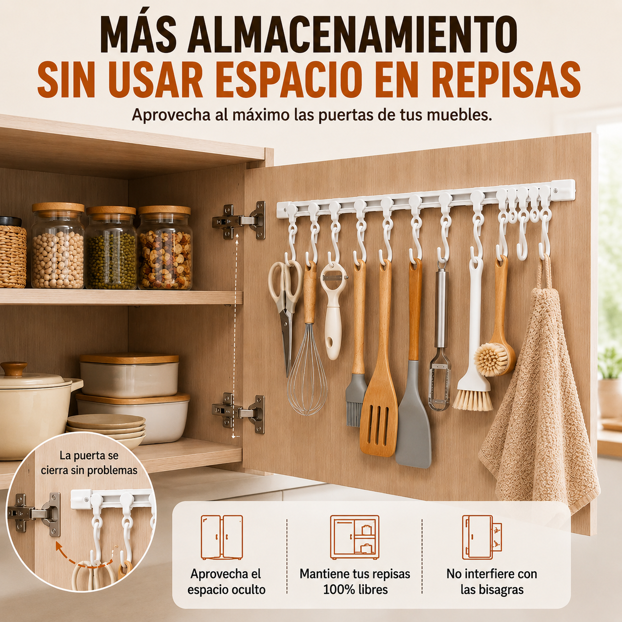 SlidePro™ - Organizador de cocina - Decoración y orden en tu hogar