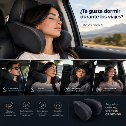 Premium Rest™ - Soporte cervical para auto - Evita molestias o jorobas al viajar en carro