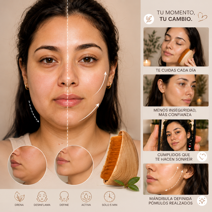 FaceUp™ - Efecto lifting en segundos - Sorprendente masajeador de drenaje linfático para cara