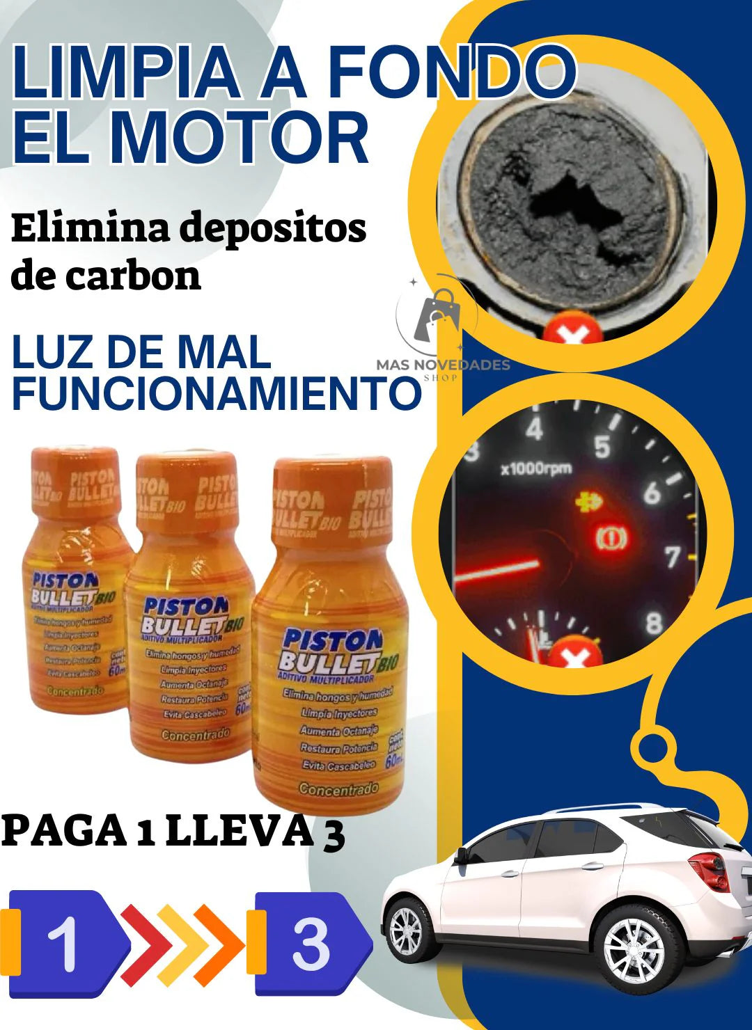 PistonBoost Max™ - Limpia, PROTEGE y MEJORA tu VEHICULO 🔥