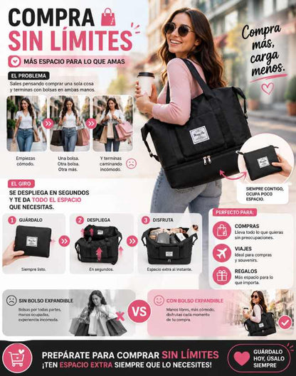 MaxiBag™ - Bolso Expandible 3 en 1