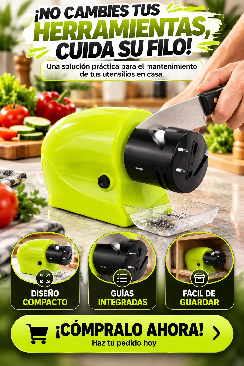 AfilaPro™ - Afila cualquier cuchilla en instantes