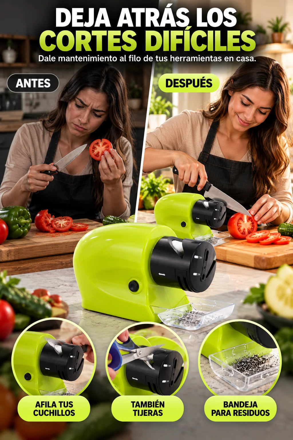 AfilaPro™ - Afila cualquier cuchilla en instantes