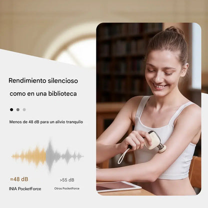 Iniacare™ - El mini masajeador MÁS VIRAL de Tiktok - Mini Pistola de Masaje